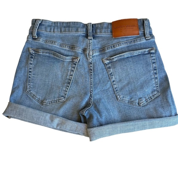 Lucky Brand Mid Rise Ava Jean Shorts - Women’s Size 26 Cuffed - Picture 2 of 9